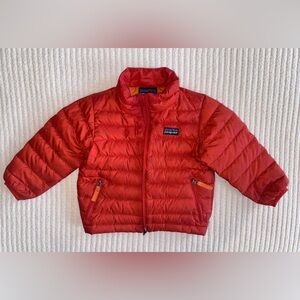 Patagonia Orange Puffer Jacket 18 months